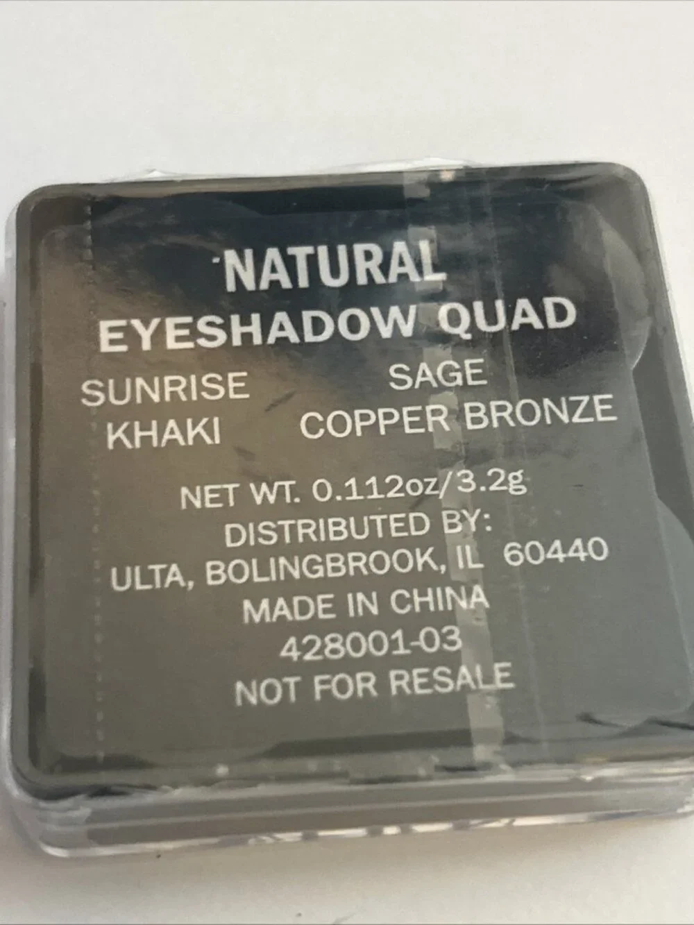 ULTA Natural Eyeshadow Quad SUNRISE SAGE KHAKI COPPER BRONZE .112 oz sealed